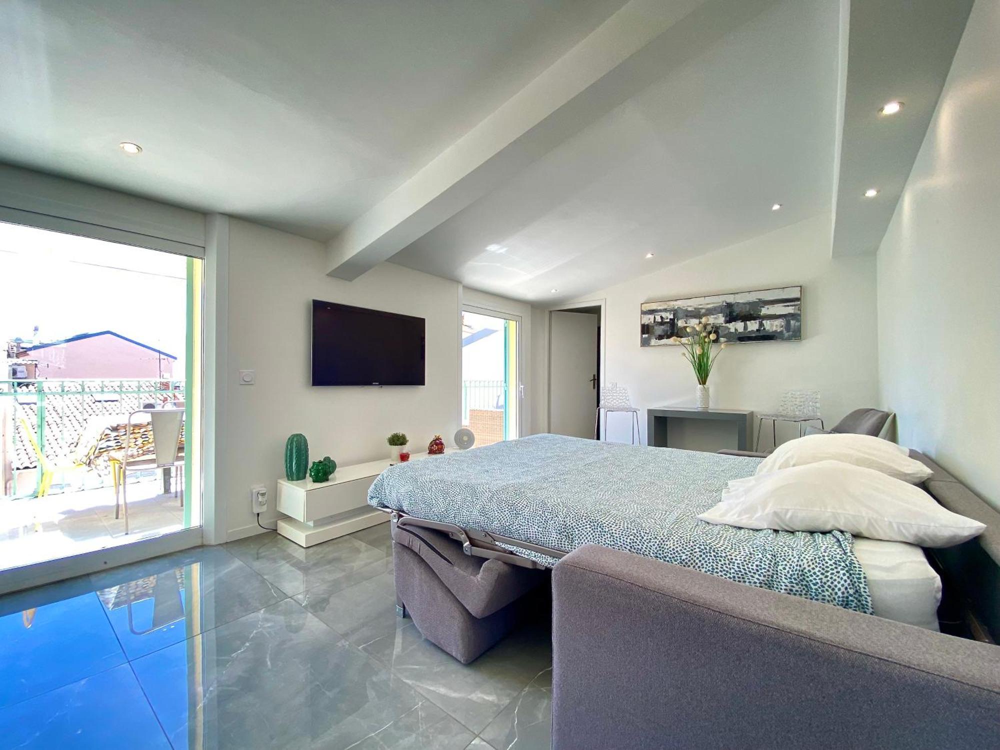 Luxury "Les Toits Du Soleil" - Magnifique Appartement Avec Terrasses Et Jacuzzi - Centre De Cannes - By Scls Locations Exteriör bild